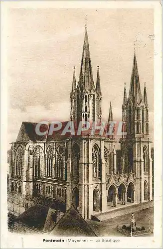 Ansichtskarte AK Pontmain Mayenne la Basilique