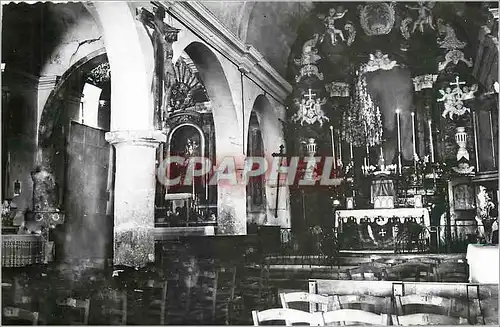 Moderne Karte Greolieres A M Interieur de l'eglise