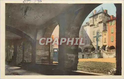 Cartes postales Aveyron Arcades du Consulat et Notre Dame