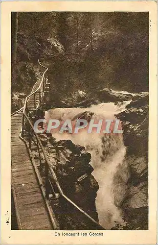 Ansichtskarte AK Gorges de la Diosaz une merveille de la Nature Servoz pres Chamonix