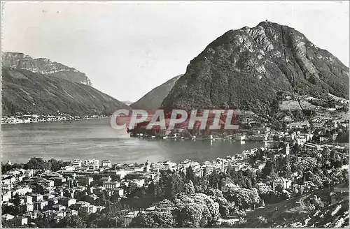 Cartes postales Lugano et Monte S Salvatore