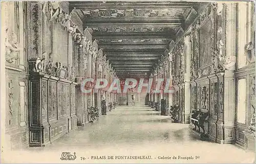 Ansichtskarte AK Palais de Fontainebleau Galerie de Francois Ier