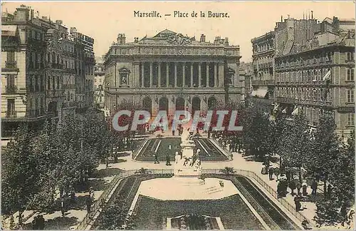 Cartes postales Marseille Place de la Bourse