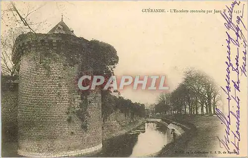 Cartes postales Guerande l'Enceinte contruite par Jean V et 1431