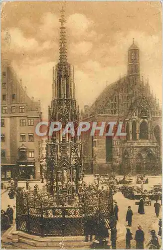 Cartes postales Nurnberg Schoner Brunnen