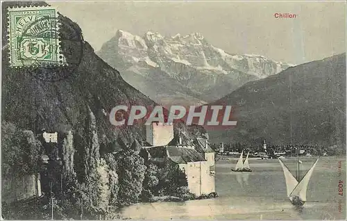 Ansichtskarte AK Chillon