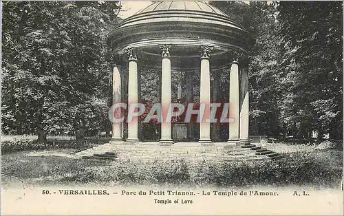 Cartes postales Versailles Parc du Petit Trianon le Temple de l'Amour