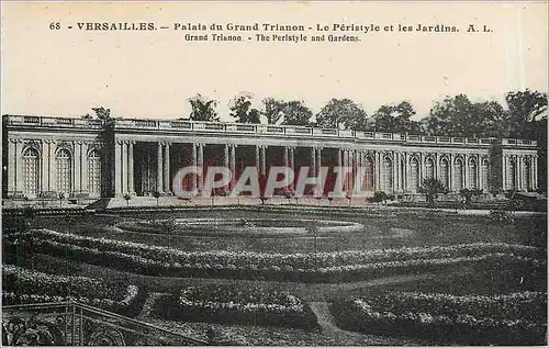 Cartes postales Versailles Palais du Grand Trianon le Peristyle et les Jardins