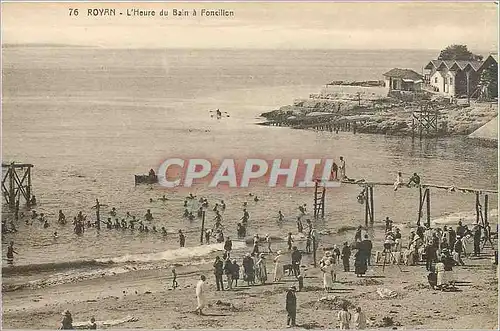 Cartes postales Royan l'Heure du Bain a Foncillon