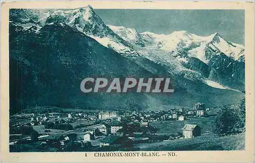 Cartes postales Chamonix Mont Blanc