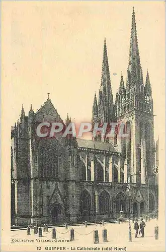 Cartes postales Quimper la Cathedrale Cote Nord