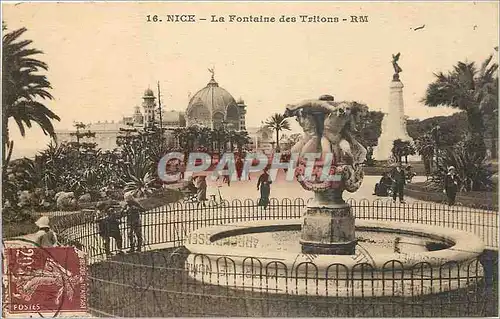 Cartes postales Nice la Fontaine des Tritons