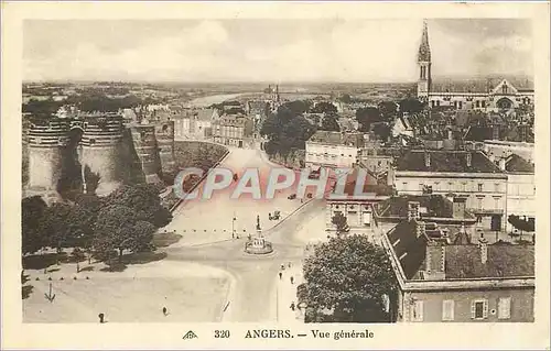 Cartes postales Angers vue generale