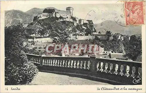 Ansichtskarte AK Le Chateau Fort et les Montagnes