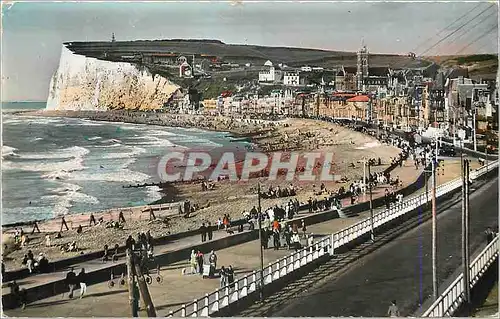 Cartes postales moderne Mers les Bains vye depuis la Gare