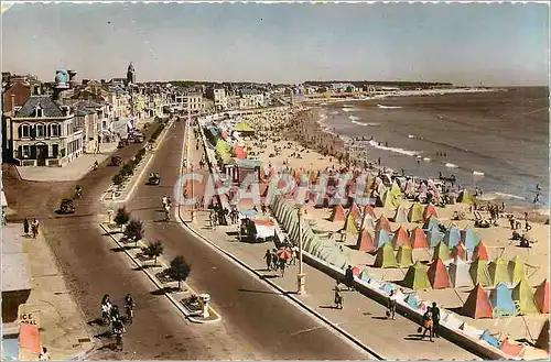 Moderne Karte Les Sables d'olonne Vendee vue d'ensemble de la plage