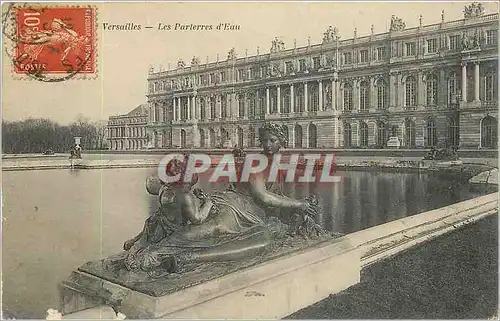 Cartes postales Versailles les Parterres d'Eau