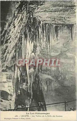 Cartes postales Le Lot Pittoresque Lacave les Voutes de la Salle des Lustres