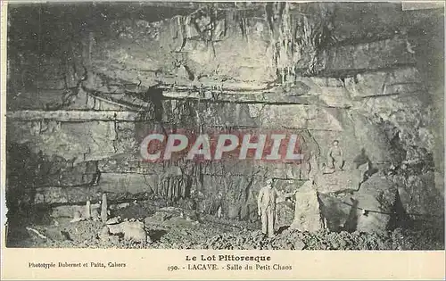 Cartes postales Le Lot Pittoresque Lacave Salle du Petit Chaos