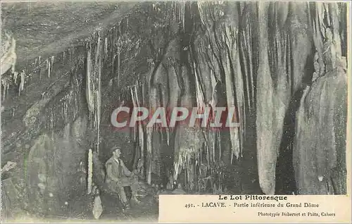 Cartes postales Le Lot Pittoresque Lacave Partie Inferieure du Grand Dome
