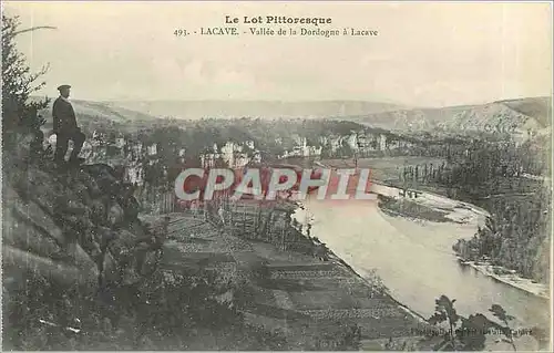 Cartes postales Le Lot Pittoresque Lacave Vallee de la Dordogne a Lacave