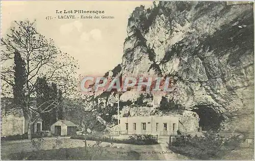 Cartes postales Le Lot Pittoresque Lacave Entree des Grottes