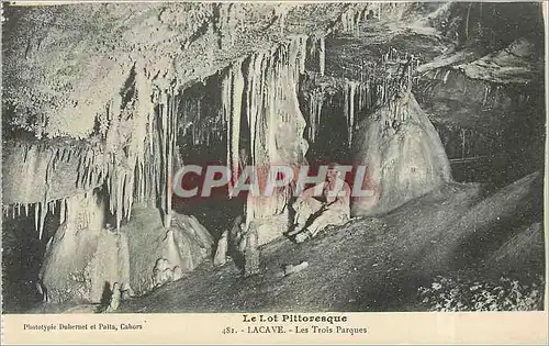 Cartes postales Le Lot Pittoresque Lacave les Trois Parques