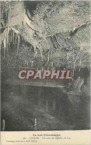 Cartes postales Le Lot Pittoresque Lacave un coin de la Salle du Lac