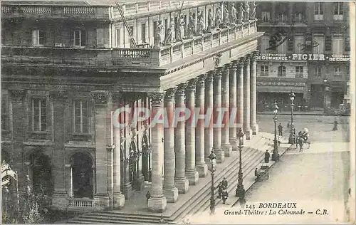 Cartes postales Bordeaux Grand Theatre la Colonnade