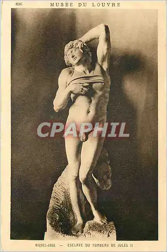 Cartes postales Michel Ange Esclave du Tombeau de Jules II Paris Musee du Louvre