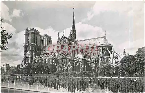 Moderne Karte Paris En Flanant Notre Dame et le Square de l'Archeveche