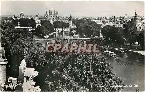 Cartes postales moderne Paris Perspective sur la Cite