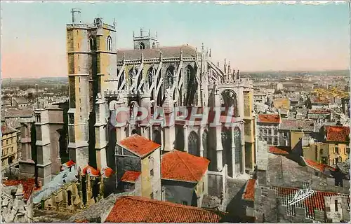 Moderne Karte Narbonne la Cathedrale St Just