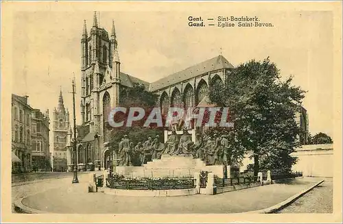 Cartes postales Gand Eglise Saint Bavon