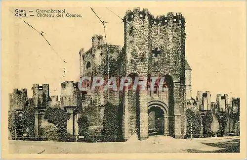 Cartes postales Gand Chateau des Comtes