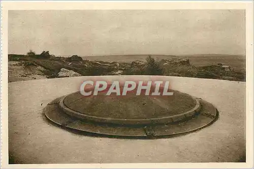 Ansichtskarte AK Fort de Douaumont Tourelle de 155 a eclipse