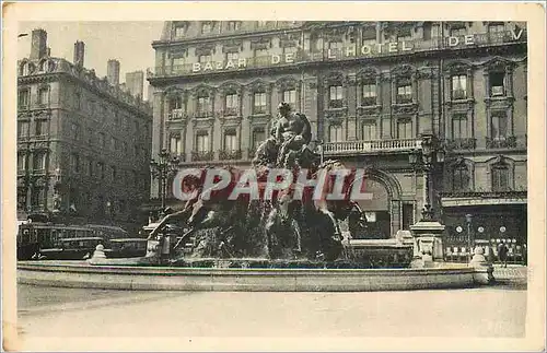 Cartes postales Vues de Lyon Lyon Fontaine Bartholdi