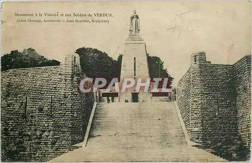 Ansichtskarte AK Monument a la Victoire et aux Soldats de Verdun