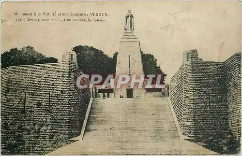 Cartes postales Monument a la Victoire et aux Soldats de Verdun