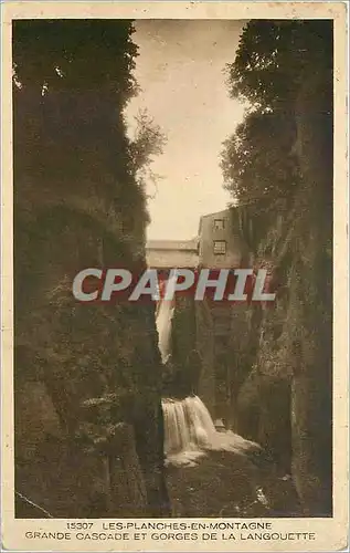 Cartes postales Les Planches en Montagne Grande Cascade et Gorges de la Langouette