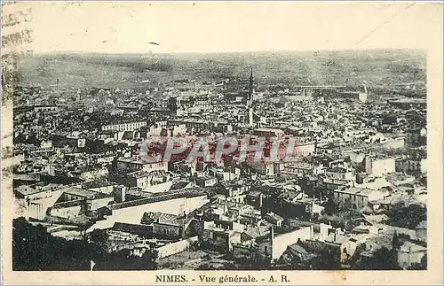 Cartes postales Nimes vue generale