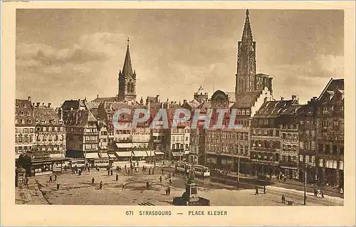 Cartes postales Strasbourg Place Kleber