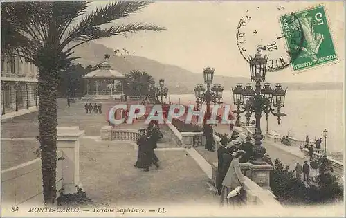 Cartes postales Monte Carlo Terrase Superieure