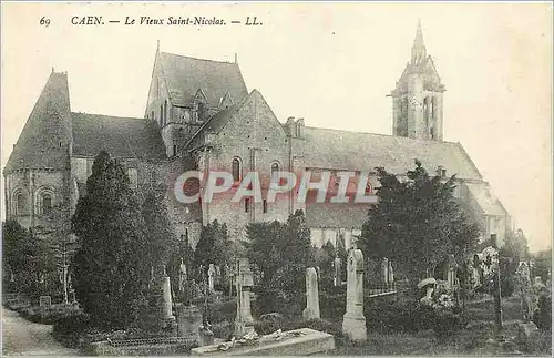 Cartes postales Caen le vieux Saint Nicolas