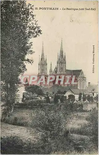 Ansichtskarte AK Pontmain la basilique cote sud est