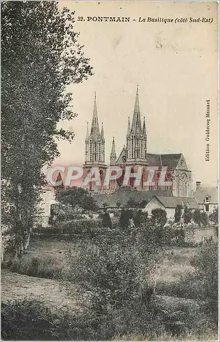 Cartes postales Pontmain la basilique cote sud est
