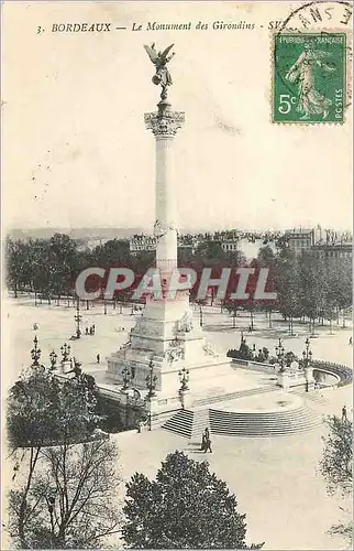 Cartes postales Bordeaux le Monument des Girondins