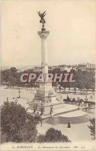 Cartes postales Bordeaux le Monument des Girondins