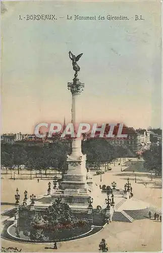 Cartes postales Bordeaux Monument des Girondins