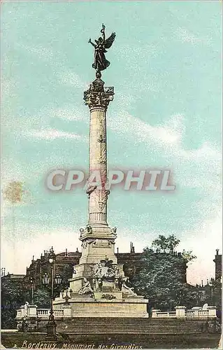 Cartes postales Bordeaux Monument des Girondins